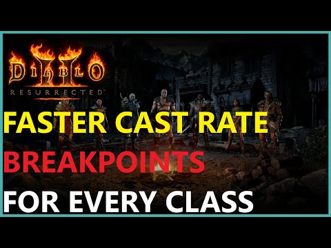 Diablo 2 Resurrected: Faster Cast Rate Breakpoints, All Classes!