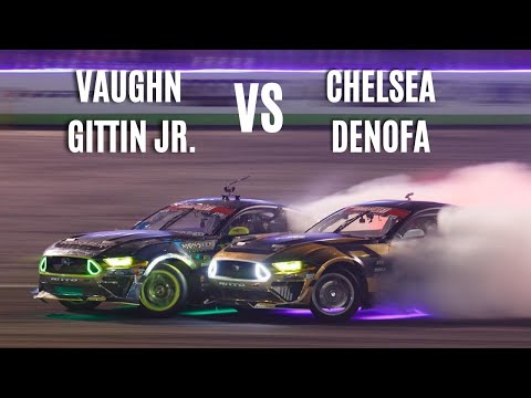 Chelsea DENOFA VS. Vaughn GITTIN Jr. | Formula Drift 2021 - Orlando | Round 2 - Top 16