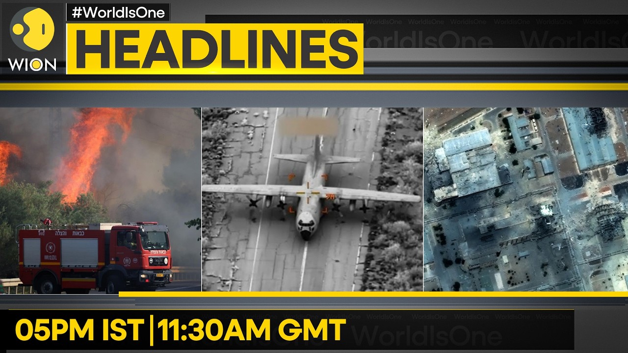 Israel-Iran War | Israel: Hit Iran's Nuclear Site | US' Images of Strikes on Iranian Plane |Headline