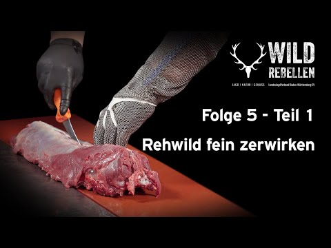 Tutorial Rehwild zerwirken (5/6): Rehwild fein zerwirken (Teil 1/2) | Wildrebellen des LJV BW