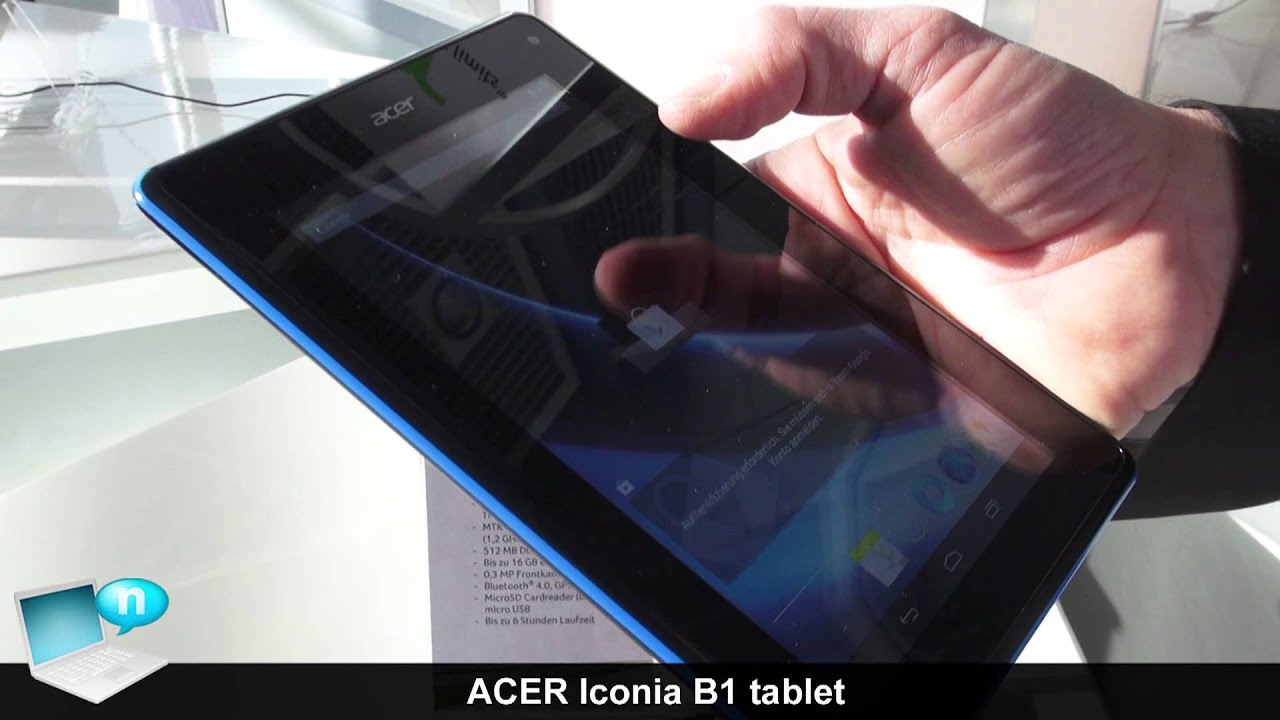 Планшет Acer Iconia B1-710-83171G01nw (NT.L1VEE.001)  7"  (1024x600)/ Dual Core Cortex A9 1,2Mhz/ 1G/ 16G/ W