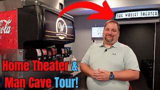 Inside My ULTIMATE Smart Home Theater & Man Cave Tour! 2025