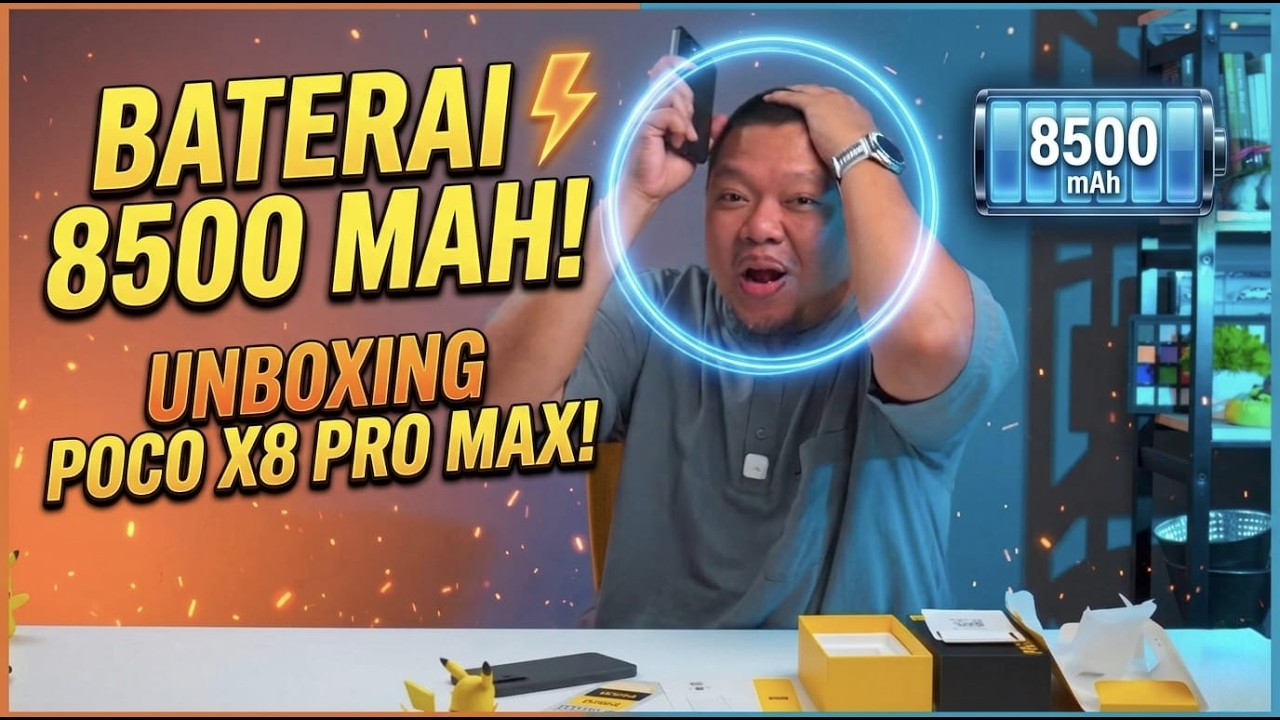 BUSET! SPEK MENTOK RATA KANAN CUMA 6 JUTAAN!! - Unboxing POCO X8 Pro Max
