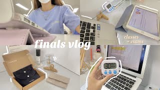 study with me 📔🍵 | nus final exams and assignments