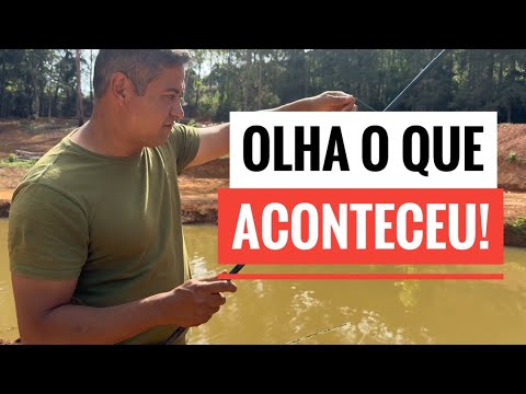 NÃO SE PODE LERDEAR EM UMA PESCARIA.