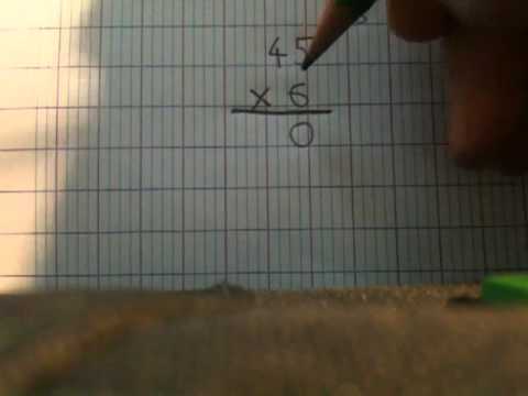 comment poser multiplication