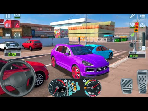 Driving Porsche Cayenne Uber Car Driver 🚖👮‍♂️ | City Car Driving Games Android iOS - Taxi Sim 2020