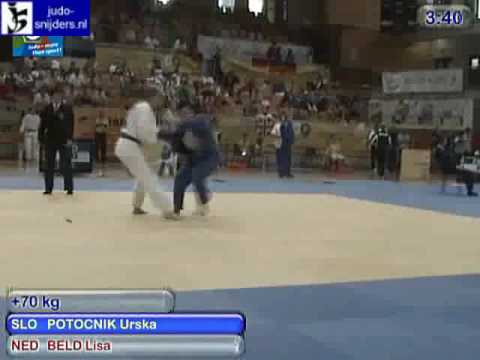 Judo 2009 Koper: Potocnik (SLO) - Beld (NED) [ 70kg].