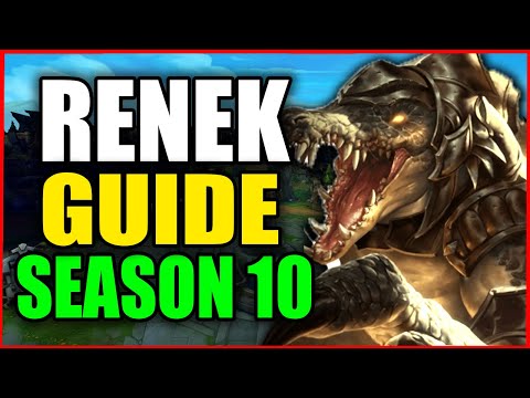 How to Play RENEKTON for BEGINNERS (Best Build, Runes, Season 10) S10 Renekton Gameplay Guide