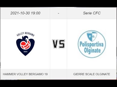serie C  - Hammer Volley Bergamo  vs GIERRE SCALE OLGINATE - 30/10/2021