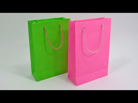 How to make shopping paper bag
