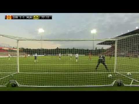 Mattias Metes Incredible Goal! Allsvenskan 2013! Syrianska FC!