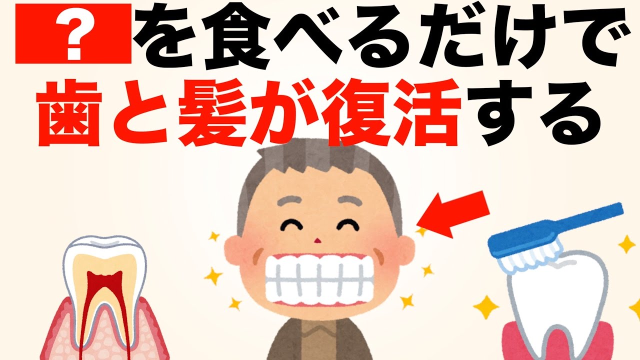 【今すぐ対策】歯や髪の根本にまつわる健康雑学