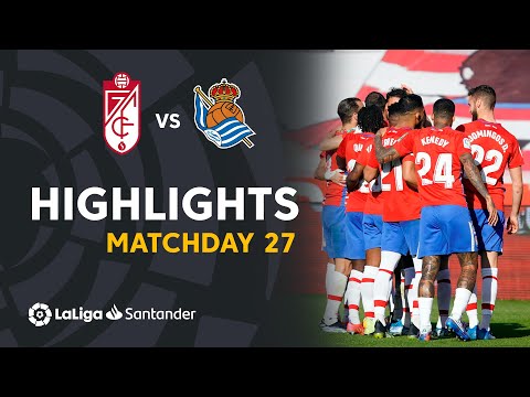 Highlights Granada CF vs Real Sociedad (1-0)