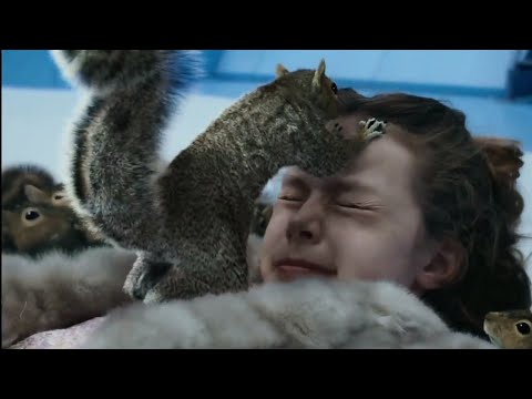 Veruca Salt é atacada por esquilos | A Fantástica Fábrica de Chocolate (2005) Fantasia, Cena HD