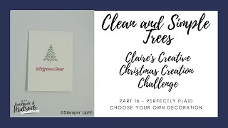 clean and simple trees - choose your own decoration