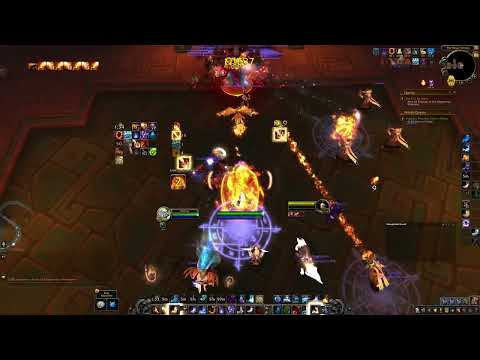 WOW 9.2 PTR Fire Mage opener SKB Venthyr - With Lust Before 50% FB Nerf