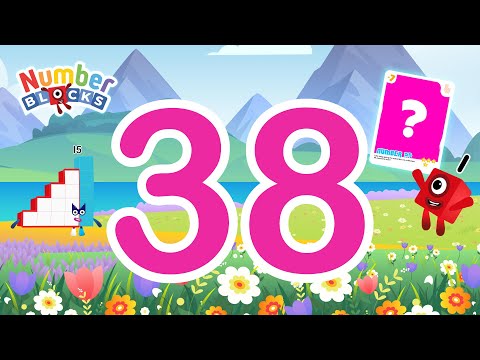 Numberblocks Magic Run World Adventure - Numberblocks find 15 and 38 at flower and Egypt | Fanmade