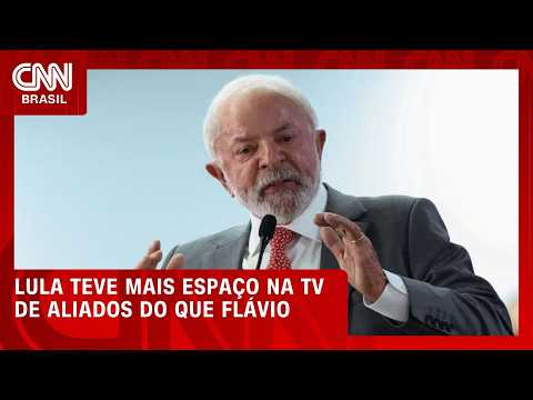Eleições 2026: Lula teve mais espaço na TV de aliados do que Flávio; entenda | CNN 360º