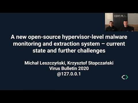 A new open-source hypervisor-level malware monitoring and extraction system [...]