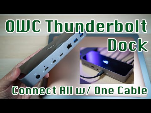OWC Thunderbolt 4 / USB 4.0 Dock | Connect to Everything with Just One Cable