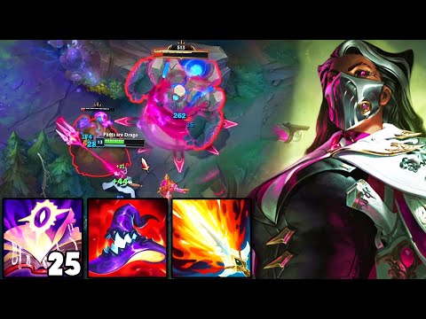 This is what a Challenger Renata Glasc Jungle looks like!! (Full AP Mage with 25 Stacks)