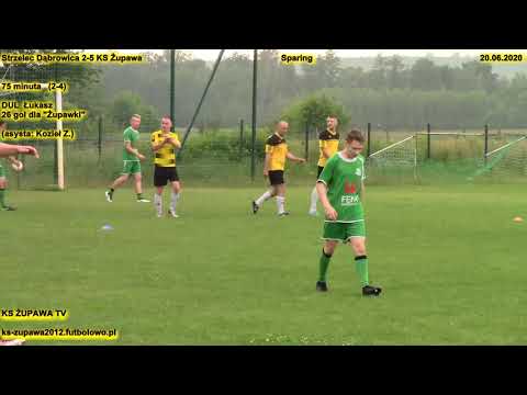 Strzelec Dąbrowica 2-5 KS Żupawa (2-4 Dul Łukasz) 20.06.2020