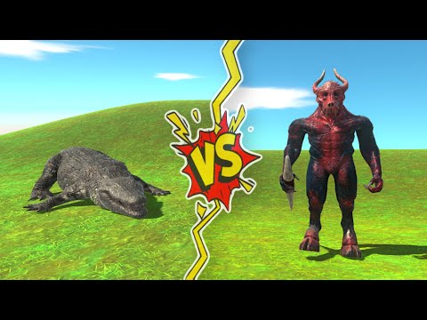 ARBS Kozarog The Demon VS Parasaurus | Animal Revot Battle Simulator