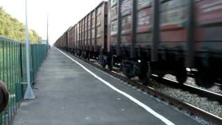 preview picture of video 'Поезд товарный едет'