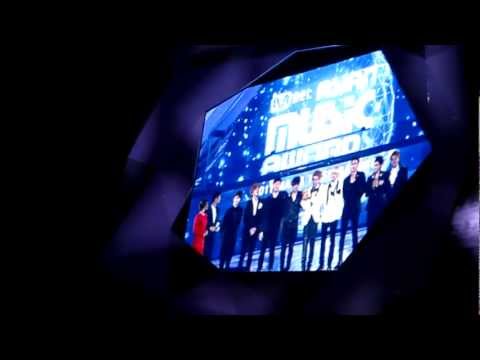 [HD FANCAM] Super Junior's Album of the Year Speech (Mnet Asian Music Awards 2011)