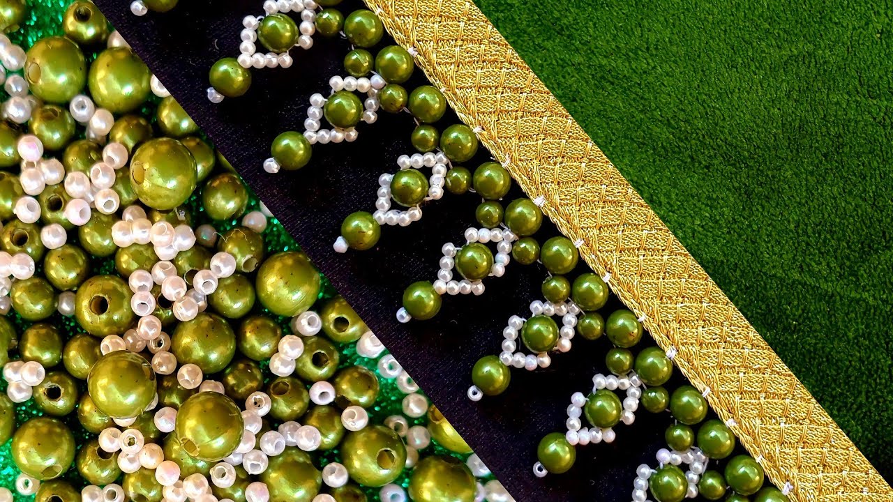 Be sure to try this embroidery#DIY💚⚘️💚