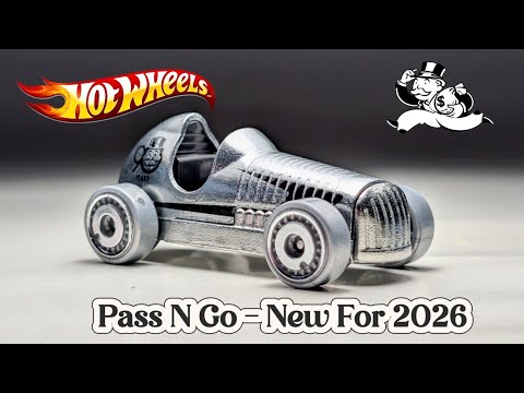 Hotwheels Pass 'N Go - The Monopoly Car - New For 2026