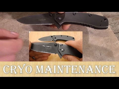 Kershaw Cryo 1556Ti - Review, Sharpening, Maintenance