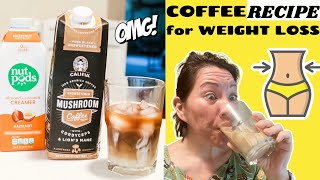 My weight loss morning coffee recipe, for Bright Line Eating! Down 50+ pounds