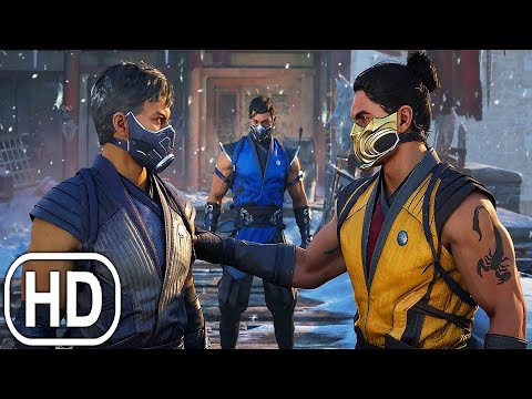 Sub Zero VS Scorpion Fight Scene (Sub Zero Betrayal) - Mortal Kombat 1