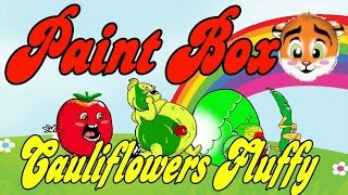 Paint Box, Cauliflower&#39;s fluffy, Fruit and vegetable children&#39;s rhymes