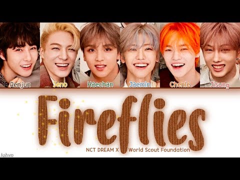 NCT DREAM (엔시티 드림) - ‘Fireflies’ LYRICS [ENG COLOR CODED] 가사
