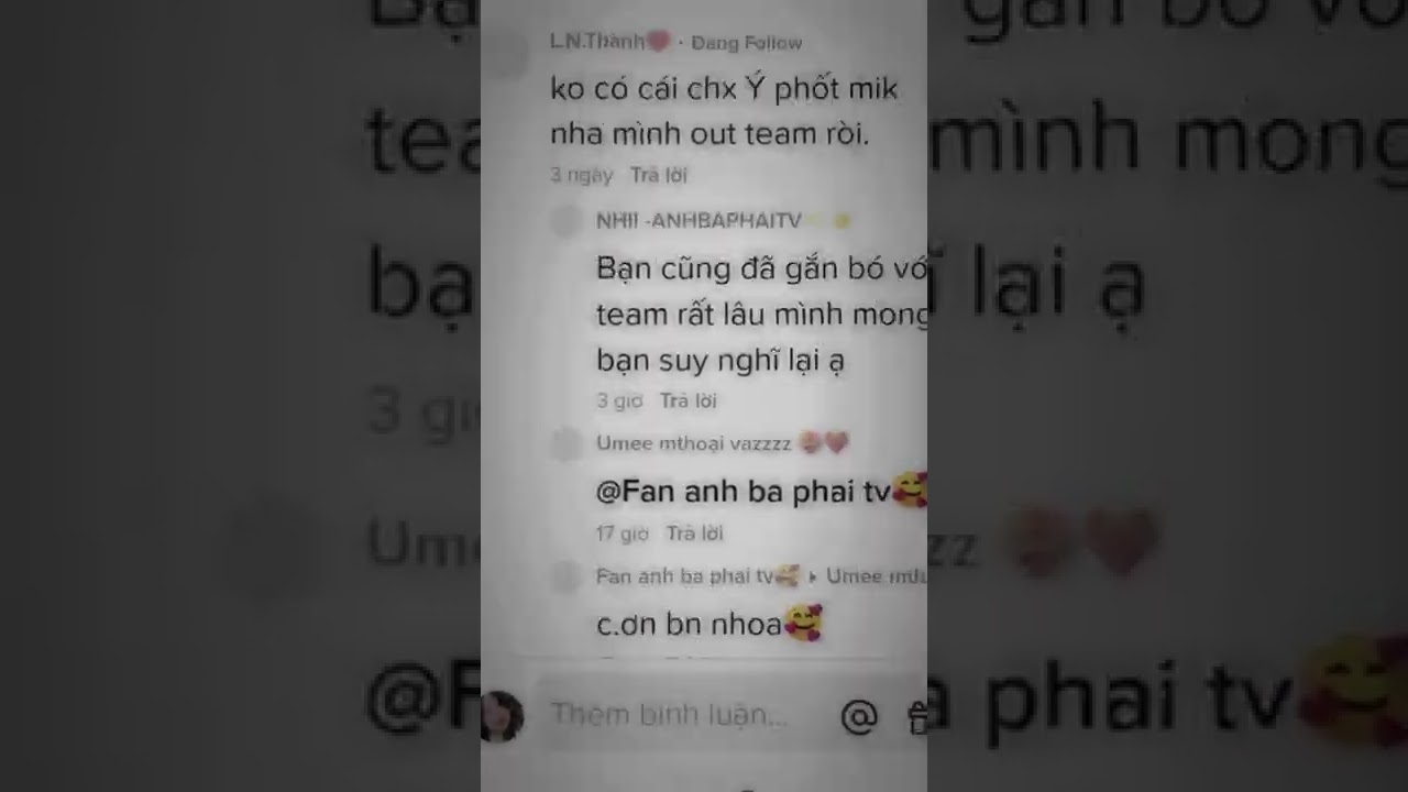 Thành Nhái out (rời) team r:( có thêm 2 tv mới nhưng lại mất đi 1 tv cũ ^^...
