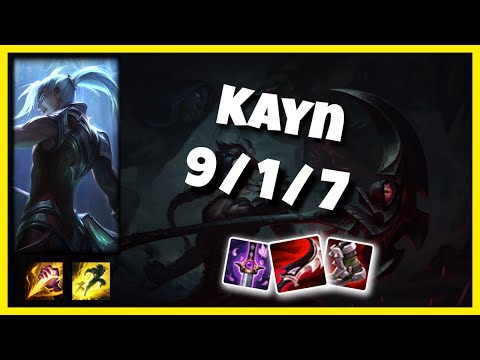 Kayn vs Kindred KOREAN Challenger JUNGLE (9/1/7) - v10.24