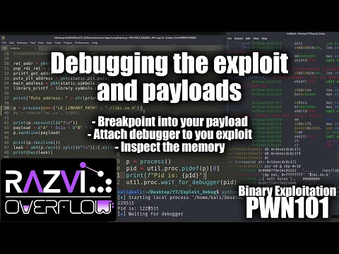 How to debug your exploit and payloads - Binary Exploitation PWN101