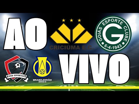 🔴 Criciúma x Goiás AO VIVO l Brasileirão Série B 2025 l 34ª Rodada Narração