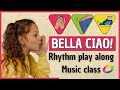 Bella Ciao Body Percussion Game Music Class Rhythm PlayAlong This Is Fun