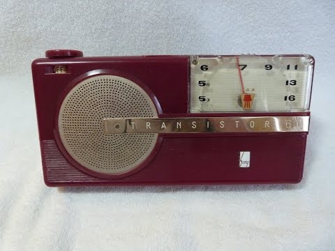 1956 Sony model TR-6 transistor radio (made in Japan)