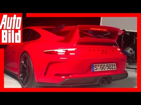 AUTO BILD Quick Shot: Porsche 911/991 GT3 Facelift (2017) Sound