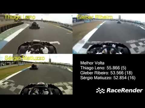 Comparativo melhor volta 3a etapa Camp Kart