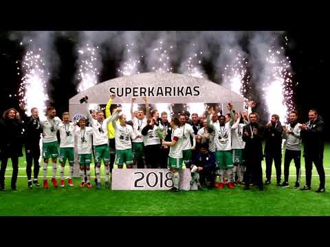 2018 Superkarikas: FCI Levadia karika kättesaamine