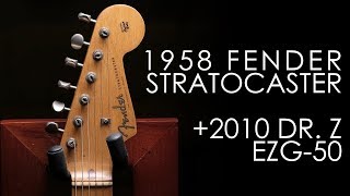 Video thumbnail for "Pick of the Day" - 1958 Fender Stratocaster and Dr. Z EZG-50 by Emerald City Guitars