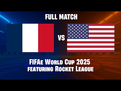 [NO COMMENTARY] France vs USA | Semifinal | FIFAe World Cup 2025 featuring Rocket