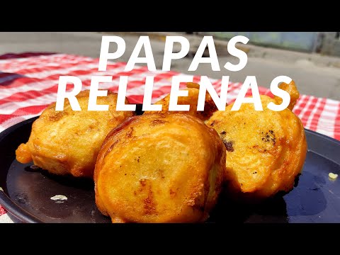 Crispy Venezuelan Stuffed Potato Balls - Papas Rellenas | Venezuelan Street Food