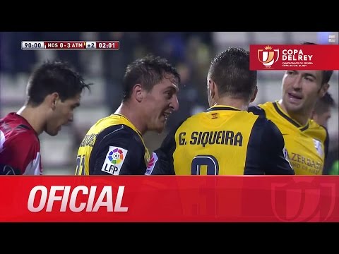 Golazo del Cebolla (0-3) en el CE L'Hospitalet - Atlético de Madrid Copa del Rey